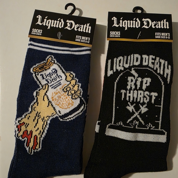 Living Dead Red and Blue Casual Socks - Picture 2 of 5